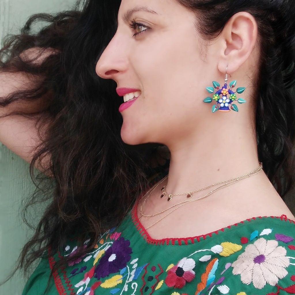 Frida kahlo discount style earrings
