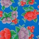 Royal blue Capullo oilcloth