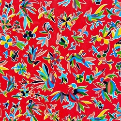 Red Otomi oilcloth