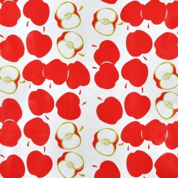 Red Manzana oilcloth