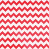 Toile cirée Zigzag Rouge