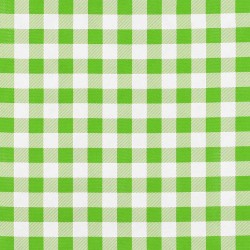 Green Check oilcloth