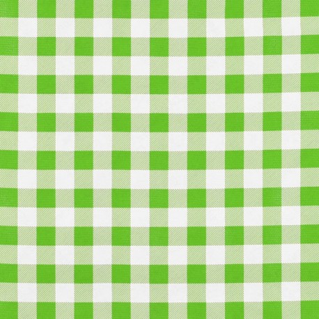 Toile cirée Carreaux Vert