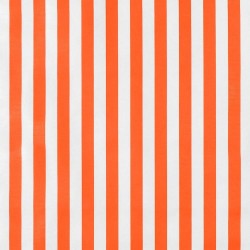 Orange Rayas oilcloth