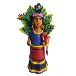 Statuette Frida con Mono