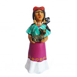 Figura Frida con Perro