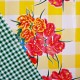 Yellow Claveles oilcloth