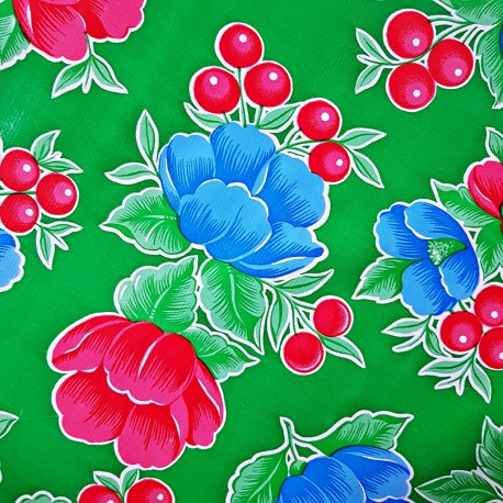 Green Capullo oilcloth