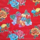 Red Limones oilcloth