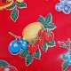 Red Limones oilcloth