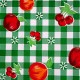 Green Frutal Oilcloth