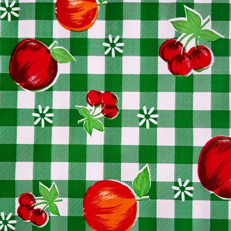 Green Frutal Oilcloth