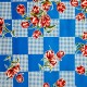 Blue Tulipanes oilcloth