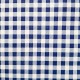 Navy blue Gingham oilcloth