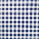 Navy blue Gingham oilcloth