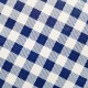 Navy blue Gingham oilcloth