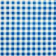 Royal blue Gingham oilcloth