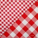 Red Check oilcloth