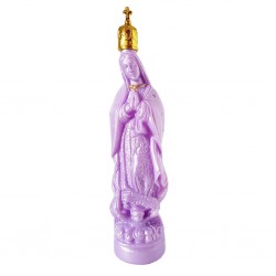 Botella Virgen de Guadalupe Morado