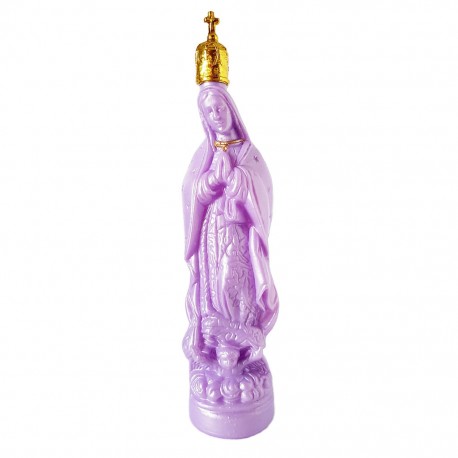 Botella Virgen de Guadalupe Morado