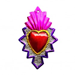Pink Flaming sacred heart