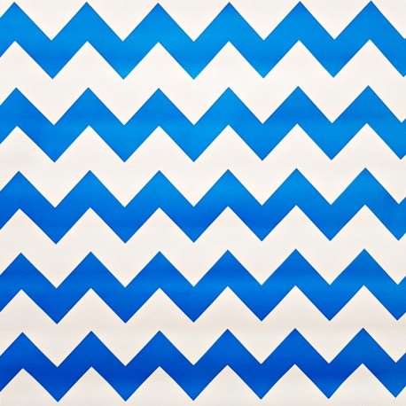 Hule Zigzag Azul