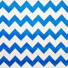 Wachstuch Zigzag Blau