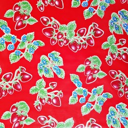 Red Fresas oilcloth