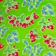 Green Fresas oilcloth