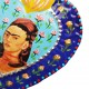 Coeur peint Frida Kahlo Bleu