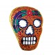 Orange Calavera Tin ornament