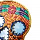 Orange Calavera Tin ornament
