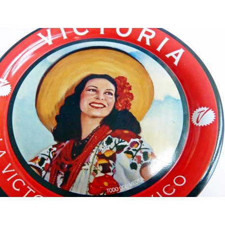 Sous verre vintage Victoria - Pin up mexicain