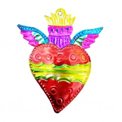 Sacred heart with small wings
