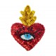 Sacred heart Sequin patch