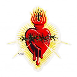 Electric heart sticker