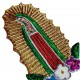 Parche lentejuelas Virgen de Guadalupe 30cm