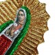 Parche lentejuelas Virgen de Guadalupe 30cm