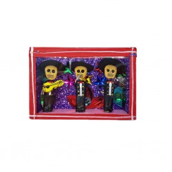 Cajita de calaveras Trio de mariachis