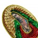 Guadalupe Oval sequin patch