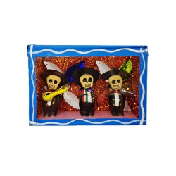 Blue Mariachis Diorama box