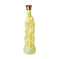 Botella Virgen de Guadalupe pequeña Amarillo