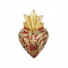 Petit Coeur avec milagros Rouge