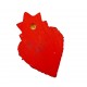 Petit Coeur avec milagros Rouge