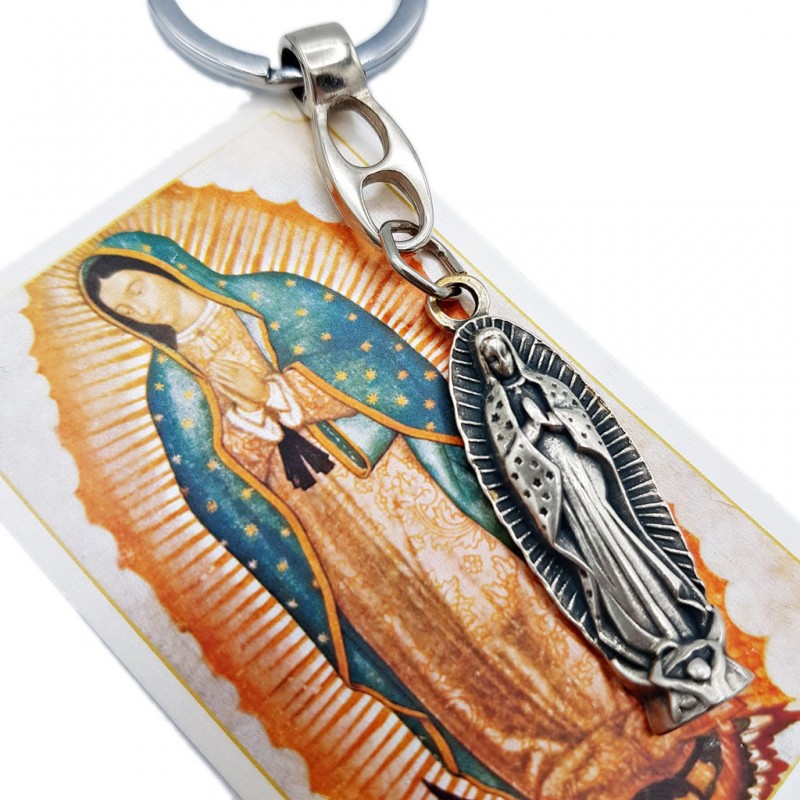 Llaveros pintados  Llaveros, Manualidades, Virgen de guadalupe