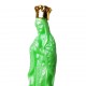 Botella Virgen de Guadalupe pequeña Verde