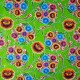 Green Dulce flor oilcloth