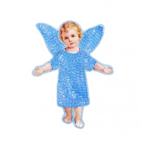 Blue Angle sequin patch