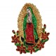 28 cm Virgin of Guadalupe sequin patch