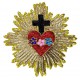 Radiant heart Large sequin patch